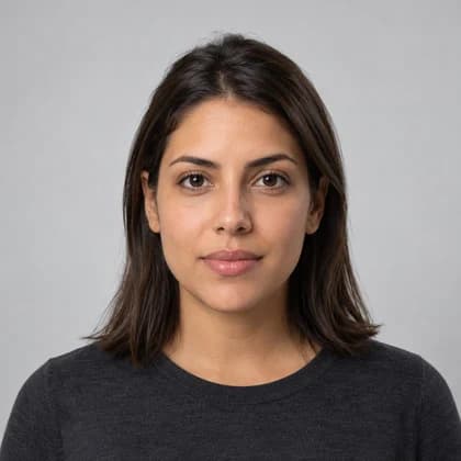 Retrato sintético para demonstrar a comparação facial